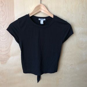 NWOT Open Back Crop Top